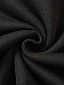 Sudadera gráfica de pavo de Acción de Gracias para mujeres, sudadera casual de poliéster con cuello redondo, patrón geométrico, tejido de punto, colección de otoño/invierno - Negro - Ver 5