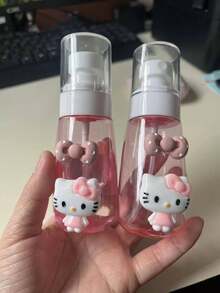 Sanrio 1pc 60ml Cute Portable Travel Subpackage Spray Bottle Spray Makeup Moisturizing Toner Small Spray Bottle Disinfection Alcohol Subpackage - Multicolor - View 2