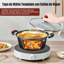 Sartenes Antiadherente Chef Set, 8 Piezas Sartén para Freír de Grandes, Utensilios de Cocina de Granito, Batería de Cocina para Todo Tipo de Estufas& sartenes de  | trastes para cocina | cocina - jj123 - Ver 4