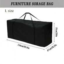 1个节日礼品包装收纳袋,采用耐用防水牛津布制成,可折叠重复使用,大容量节日装饰品收纳袋,圣诞包装纸收纳袋,底部可存放节日装饰品,户外露营旅行手机收纳袋,时尚优雅黑色手提包 - 黑色 - 查看 18