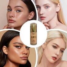 Base de maquillaje, acabado mate natural, base líquida, alta cobertura, disponible en múltiples tonos, larga duración, apta para todo tipo de pieles, fórmula ligera y no grasa, base profesional, acabado de alta definición, unifica el tono de la piel, controla la grasa, crea un aspecto natural, larga duración, ideal para el uso diario. - Carne - Ver 11