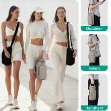 18/64oz Insulated Water Bottle Case Adjustable Shoulder Strap Crossbody Backpack Ideal For Hiking, Gym, Outdoor Sports, Fitness, Travel, And Commuting - 米色 - 查看 5