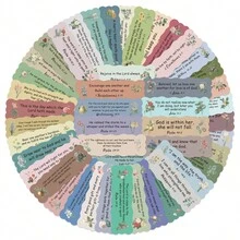 50pcs Christian Bible Themed DIY Creative Stickers, Suitable For Bottles, Skateboards, Laptops, Guitars, Desktops, Cups, Vehicles, Motorcycles, Cars, DIY Gifts, School Supplies - Multicolor - View 6