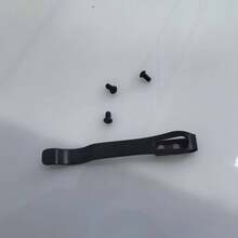 Tool DIY Parts Folding Knife Clamp Knife Clamp Accessories Making Knife Stainless Steel Back Clamp Pocket Clamp - Black - View 7