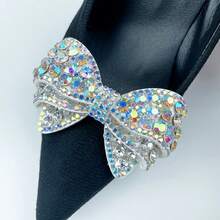 2 piezas Clips de zapato con lazo de rhinestone desmontables hechos a mano, accesorios decorativos de moda para zapatos, bolsos, ropa, también para tocados, cajas, accesorios de vestir - Perfecto para moda DIY, regalos y ocasiones especiales, zapatos, selecciones de primavera y verano, regalos para damas de honor, decoración de habitación, dormitorio, playa, viaje, para hombres, para mujeres, vacaciones, Día de la Mujer, artículos de viaje, recuerdos de boda, Y2k, dormitorio, accesorios de coche para mujeres, decoración de cocina, cosas lindas - Multicolor - Ver 11