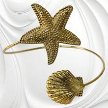 Gold Plated Forearm Bracelet - 金色 07 - 查看 2