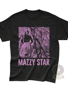 Mazzy Star Exclusive T-Shirt - Unisex Rock Music Band Tee - Indie Music Gift - Among My Swan Album Merch - màu đen - Xem 1