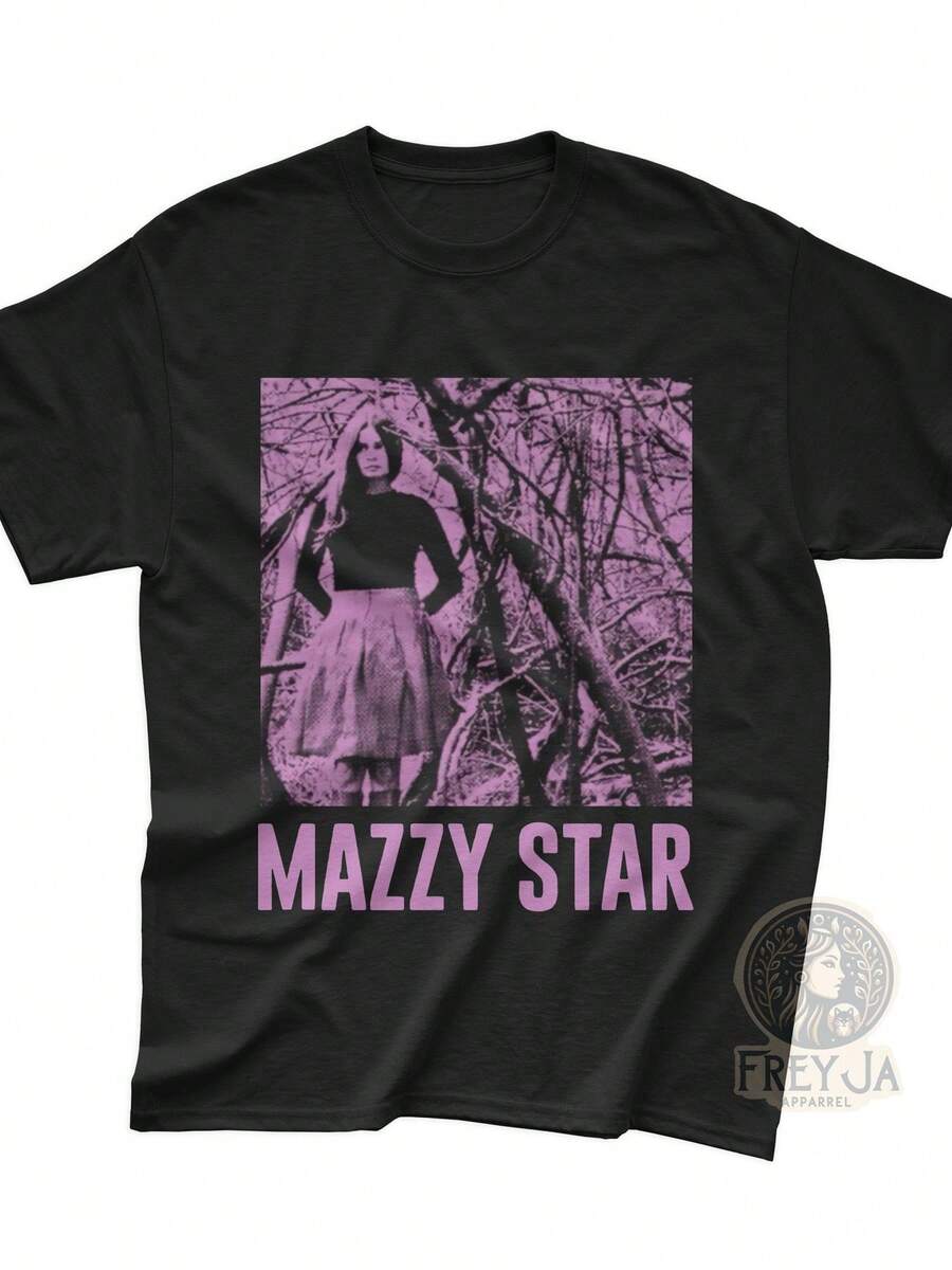Mazzy Star Exclusive T-Shirt - Unisex Rock Music Band Tee - Indie Music Gift - Among My Swan Album Merch - màu đen - Xem 1