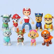 Spin Master Vehículos de rescate de Paw Patrol - Set de 10 personajes + camión - Caja de regalo para niños de 3+ años, con licencia oficial - Bulldozer + escombros - Ver 9