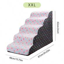 宠物楼梯，狗狗攀爬梯，防滑攀爬梯，适合小型、中型和大型犬在床上使用，猫咪床边攀爬梯