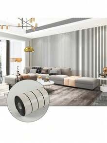 1 Roll 3D Vintage Luxury European Style Wood Grain Self-Adhesive Wallpaper, 3D Embossed Matte Finish, Waterproof PVC Resin Removable Wallpaper, Kitchen Oil-Proof Washable Tile Sticker, Bathroom Shower Wall Panel, Furniture Renovation Material, Suitable For Bedroom, Living Room, Bathroom, Kitchen And Other Wall Decor, Home Decoration - Multicolor - View 7