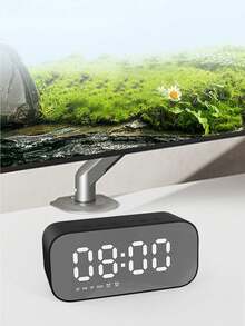 BT518, A 2-In-1 Alarm Clock And Speaker With A Large LED Display, 3-Level Brightness Adjustment, High Volume, And High-Quality Sound. - one-size - View 3