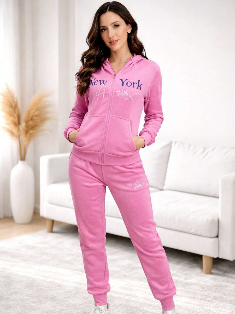 Nes Sport Conjunto dama New York Athletic - Rosa - Ver 1