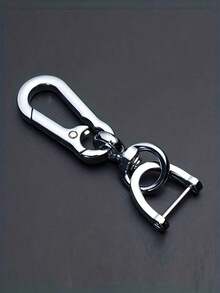 [Anti-Lost Car Key Chain] Anti-Lost Car Key Chain With Phone Number Tag - Made Of Alloy Material, Non-Woven Design, Convenient To Find Keys - A - View 8