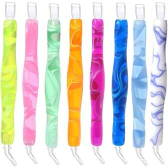 طقم فرش الرسم بالألماس 5D، أقلام فن الألماس، أدوات وإكسسوارات لرسم الألماس، فن الأظافر، تطريز الصليب للديكور