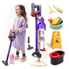 5/16/17/22pcs Kids Vacuum Cleaner Playset - Cleaning & Sweeping Set, Household & Role Play Cleaning Tools, Children's Room Simulation Cleaning Interactive Toys, Role Play Props, Suitable For Boys And Girls As Christmas, Halloween And Birthday Gifts - Multicolor - View 2