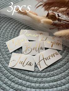 1-10pcs Customized Stickers, Personalized Business Labels, Custom Stickers And Logos, Wedding Birthday Baptism Stickers, Design Your Own Stickers, Personalized Birthday Stickers, Cute Custom Stickers, Unique Personalized Stickers, Suitable For Son, Daughter, Students, Employees, Children's School, Home, Office And Other Occasions.