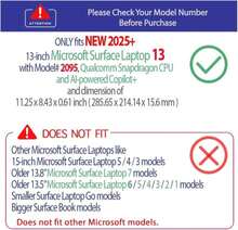MCover Case ONLY Compatible For 2025+ 13" Microsoft Surface Laptop 13 Windows PC (Model# 2095) With Snapdragon CPU &Amp; Copilot+ (NOT Fitting Other Surface Laptop) - Aqua - MàuF - Xem 2