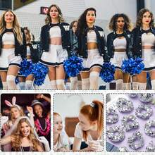 18 件/9 件/3 件迪斯科球化妆镜和发带派对礼品套装，包括 3 个迪斯科化妆镜、3 个发带、3 个灰色沙袋，70 年代复古风格，适合朋友单身派对、新娘送礼会、酒吧、KTV 派对和迪斯科主题派对。 - 彩色 - 查看 5