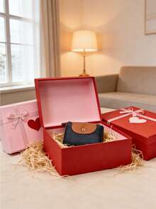 1pc Mini Coin Purse, Small, Soft, Foldable Leather Wallet With Large Capacity,Fashionable Bank Card Storage Bag, Large-Capacity Coin Storage Bag, Cute Contrast Color Style, Coin Purse With Hand Strap, Multiple Colors Available, Suitable For Travel, Business Trips, Daily Commuting, Students Back To School, Suitable For College Students, Teachers, White-Collar Workers,For Ramadan, Eid Al-Fitr, Valentine'S Day, Christmas, And Thanksgiving