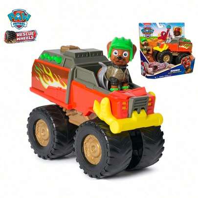 Spin Master Rescue Wheels Theme Boomer Vehicle, Toy Truck With Transformation And Collectible Action Figure, Kids' Toys For Boys & Girls Ages 3+