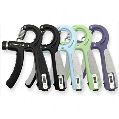 1 PC, Grip Strength Trainer With Counter, Hand Grip Strengthener, Forearm Strengthener, Perfect For Athletes Musicians, RANDOM COLOR