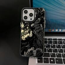 Funda de teléfono de guerrero de anime popular para iPhone 16 15 14 13 12 11 Pro Max X XR XS Max 8 7 Plus, cubierta trasera mate anti-caída - Colores mezclados - Ver 7