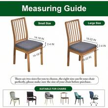 Stretch Non-Slip Soft Washable Dining Chair Covers Set Of 4, Yellow Cushion Slipcovers Kitchen And Dining Room Chairs - 30 - View 2
