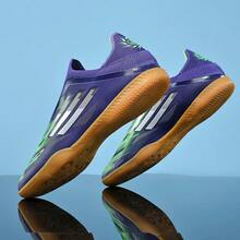 男士足球鞋、女士足球鞋、专业户外运动鞋、青少年足球鞋，男女皆宜 - 紫色 - 查看 4