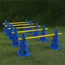 1/2/3/4/5 件套宠物敏捷跳跃锥，可调节高度训练器材，狗狗敏捷障碍训练套装，户外训练和游戏必备，非常适合万圣节、感恩节、圣诞节