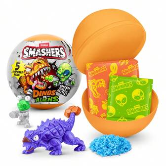  ZURU Smashers Dino Vs Aliens Planet Mystery Capsule (Stilar varierar)
