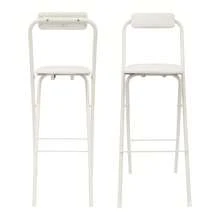 Chaises pliantes - Blanc - Voir 5