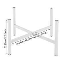 kangten Firepit Stand For Stove,  Adjustable Fire Pit Stand Rack, Outdoor Adjustable Stand For Stove - 銀色 - 查看 2