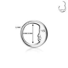 Khuyên mũi 16G bằng thép không gỉ 316L, khuyên tai sụn tai, khuyên tai xoắn ốc, khuyên tai có khớp nối, khuyên tai bấm liền mạch, trang sức xỏ khuyên daith. - Đồ trang sức xuyên cơ thể bằng thép không gỉ - Xem 5
