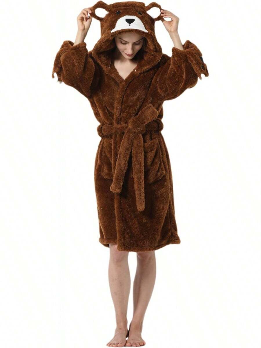 Bathrobe - หมีสีน้ำตาล - ดู 1