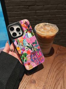 Colores vibrantes y motivos botánicos. Esta elegante funda es compatible con los modelos  16, 15, 14 Pro Max, 13, 12, 11, XR y XS Plus. Fabricada en silicona TPU, ofrece protección contra golpes y caídas, además de una sensación superior. Es un regalo ideal para familiares, amigos y seres queridos, y una opción perfecta para Navidad.fundas para  13,funda  13,funda  16,fundas ,funda  15,funda para ,fundas para  16,fundas  11,fundas  15,funda  17,protector para ,funda  14,fundas  12,fundas  14,funda  17 pro max,fundas  13,fundas> - Rosa - Ver 5