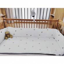 AIBOYING 1pc, Available Sizes: 60cm/23.62in, 140cm/55.12in, 200cm/78.74in, 240cm/94.49in, Baby Crib Bumper Soft Bag, Soft Bag Shock-Absorbing Edge Protection, Removable And Washable