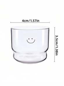 1 Set Heart & Smiling Face Printed Breakfast Cups, Suitable For Cafe, Home, Restaurant, Holiday Party, Festival Gift, Hotel, Wedding, Microwave & Oven ; Cold Brew Coffee Cup | Iced Milk Cup | Breakfast Cup | Round Mug | Minimalist Coffee Cup | Festival | Valentine's Day Gift | Cold Drink Cup | Birthday Gift - Multicolor - View 13