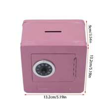 1pc Mini Cash Box, Compact Size For Storing Cash, Jewelry And Valuables - Black - View 11