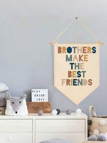 1件婴儿房装饰挂毯，家居婴儿房墙面装饰，卧室婴儿帆布优雅墙面装饰，精致婴儿房墙面挂毯装饰 - 彩色 - 查看 2