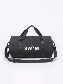 1pc Swimming Printed Fitness Bag, Men's Sports Portable Minimalist Style Swimming Bag, Large Capacity, Ultra-Light Yoga Sports Travel Backpack - Multicolor - View 14