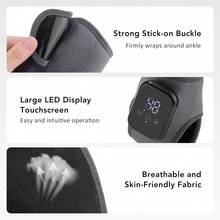 2pcs Electric Ankle Heating Massage Hot Compress Vibration Foot Massage 3 Heating Level Ankle Joint Brace Wrap Foot Warmer Massage 2000mAh - Multicolor - View 11
