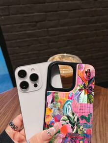 Colores vibrantes y motivos botánicos. Esta elegante funda es compatible con los modelos  16, 15, 14 Pro Max, 13, 12, 11, XR y XS Plus. Fabricada en silicona TPU, ofrece protección contra golpes y caídas, además de una sensación superior. Es un regalo ideal para familiares, amigos y seres queridos, y una opción perfecta para Navidad.fundas para  13,funda  13,funda  16,fundas ,funda  15,funda para ,fundas para  16,fundas  11,fundas  15,funda  17,protector para ,funda  14,fundas  12,fundas  14,funda  17 pro max,fundas  13,fundas> - Rosa - Ver 4