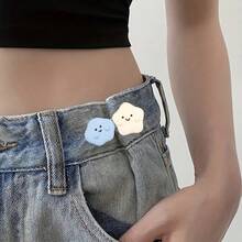 1/2/3/4 Pairs Cute Cloud Waist Cincher, Women Waist Trainer, Adjustable Waist Cincher, No Drill Detachable Waist Buckle, Waist Adjuster - Multicolor - View 4