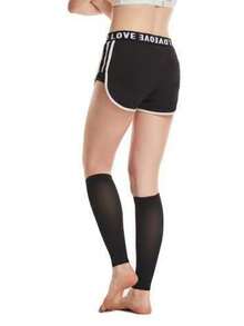 1双运动压缩小腿套 压力袜 跑步骑行腿套 - 彩色 - 查看 4