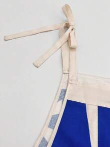 Bộ áo liền quần nữ dáng rộng, thoải mái, phối màu hình tôm hùm và chữ cái, phù hợp cho kỳ nghỉ xuân/hè thanh lịch. - Nhiều màu - Xem 10