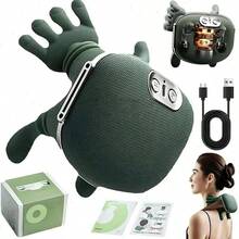 Advanced 4D Shiatsu Neck And Shoulder Massager With Heat & Finger Massage - Wireless, Deep Tissue, Simulated Human Hand Design For Ultimate Pain Relief And Muscle Relaxation - 綠色 - 查看 1