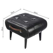 OYAJIA Ottomans - Noir - Voir 9
