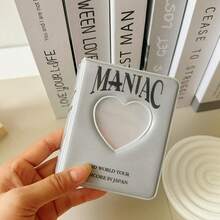 1pc Stray Youngsters K-Pop Album - Heart-Shaped Window Design, With 36 PVC Pockets, Plastic Card Storage Box, Suitable For Collecting Souvenirs, Concert Goods And Small Photos - Multicolor - View 4