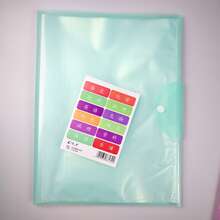 A3 20-Page Student Exam Paper Document Folder, Transparent Multi-Layer File Folder - 20-page Document Storage Bag - View 10